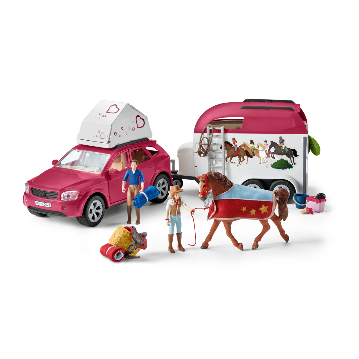 schleich-horse-adventures-car-trailer-42535