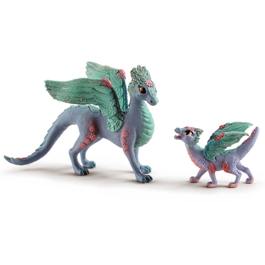 schleich-flower-dragon-and-baby-70592