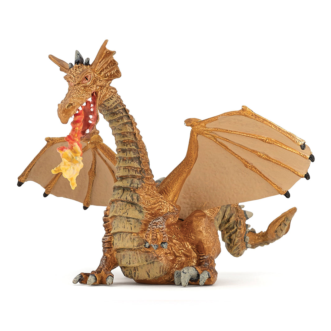 Lot De Figurines Papo Fantasy - Guerriers Mutants Et Dragon - Occasion