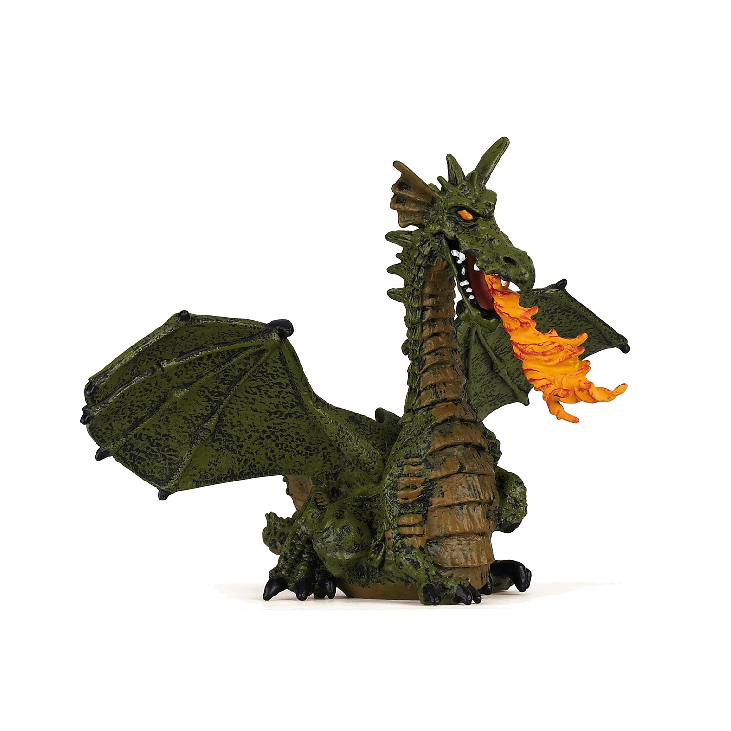 Lot De Figurines Papo Fantasy - Guerriers Mutants Et Dragon - Occasion