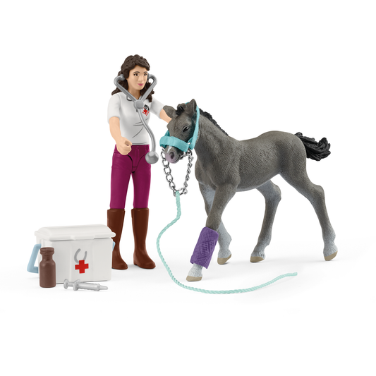 schleich-mrs-kramer-with-foal-42752